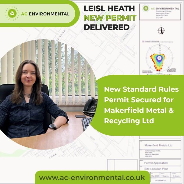 Makerfield Metal & Recycling Ltd environmental permit approval SR2015 No.16